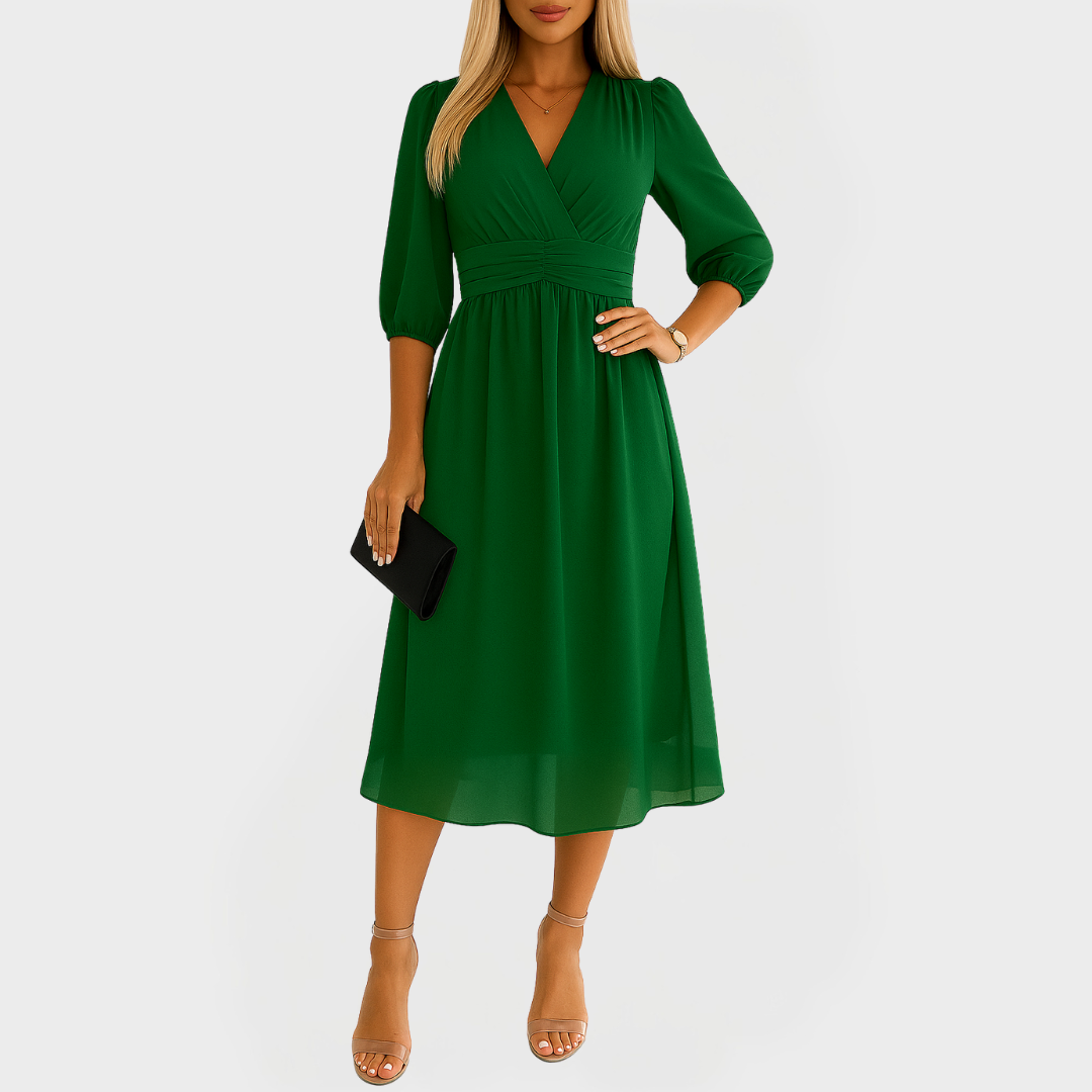 Virág | Légies midi ruha nőies elegancia