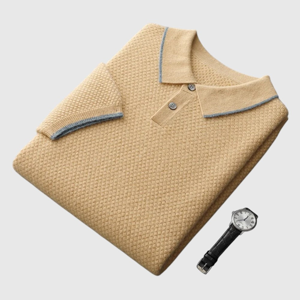 Róbert | Luxus kasmír póló férfiaknak