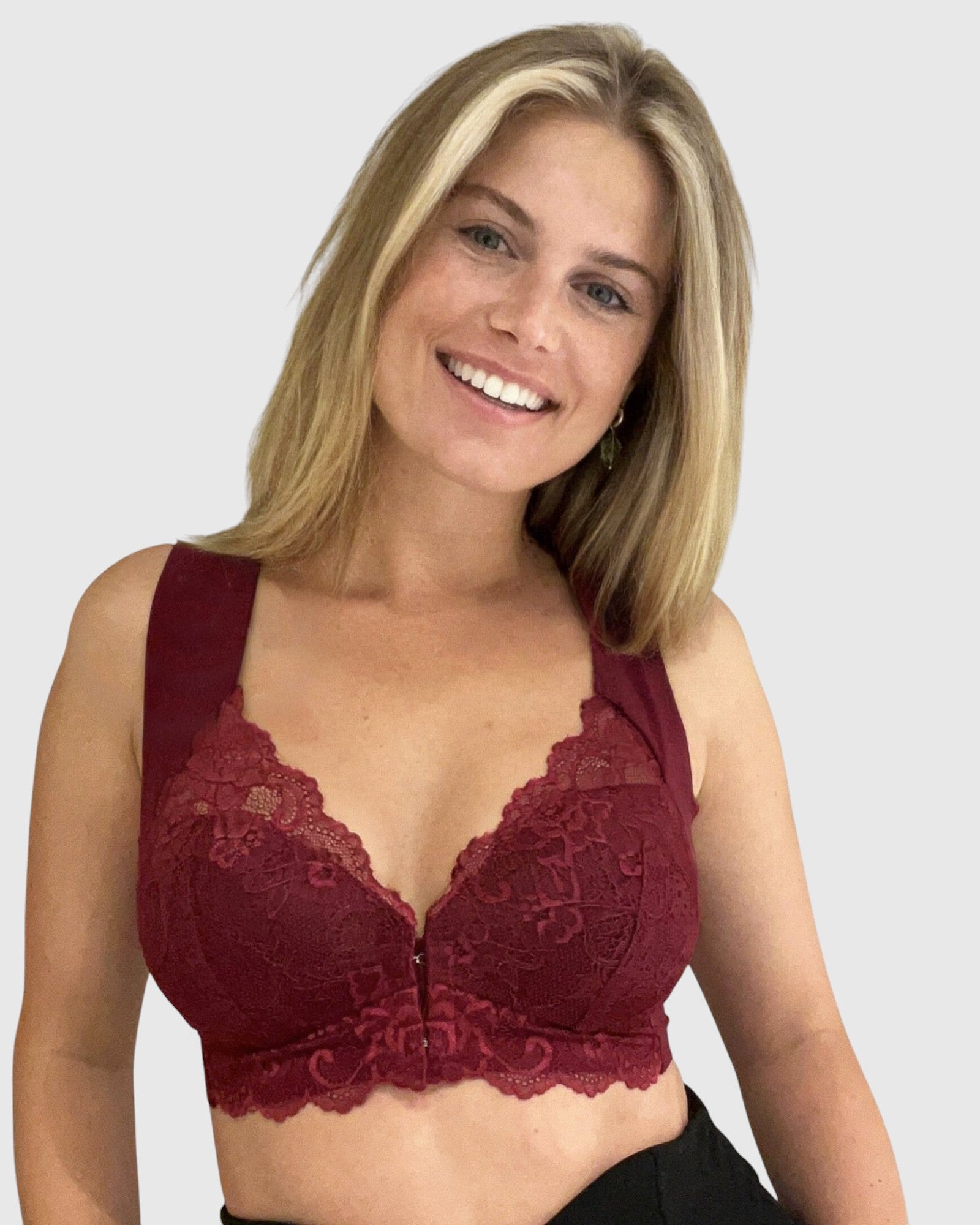 Lúcia | Elöl záródó sportmelltartó kényelem