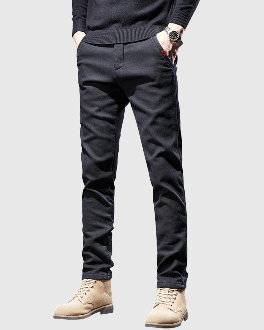 Krisztián | Slim Fit férfi pamutnadrág