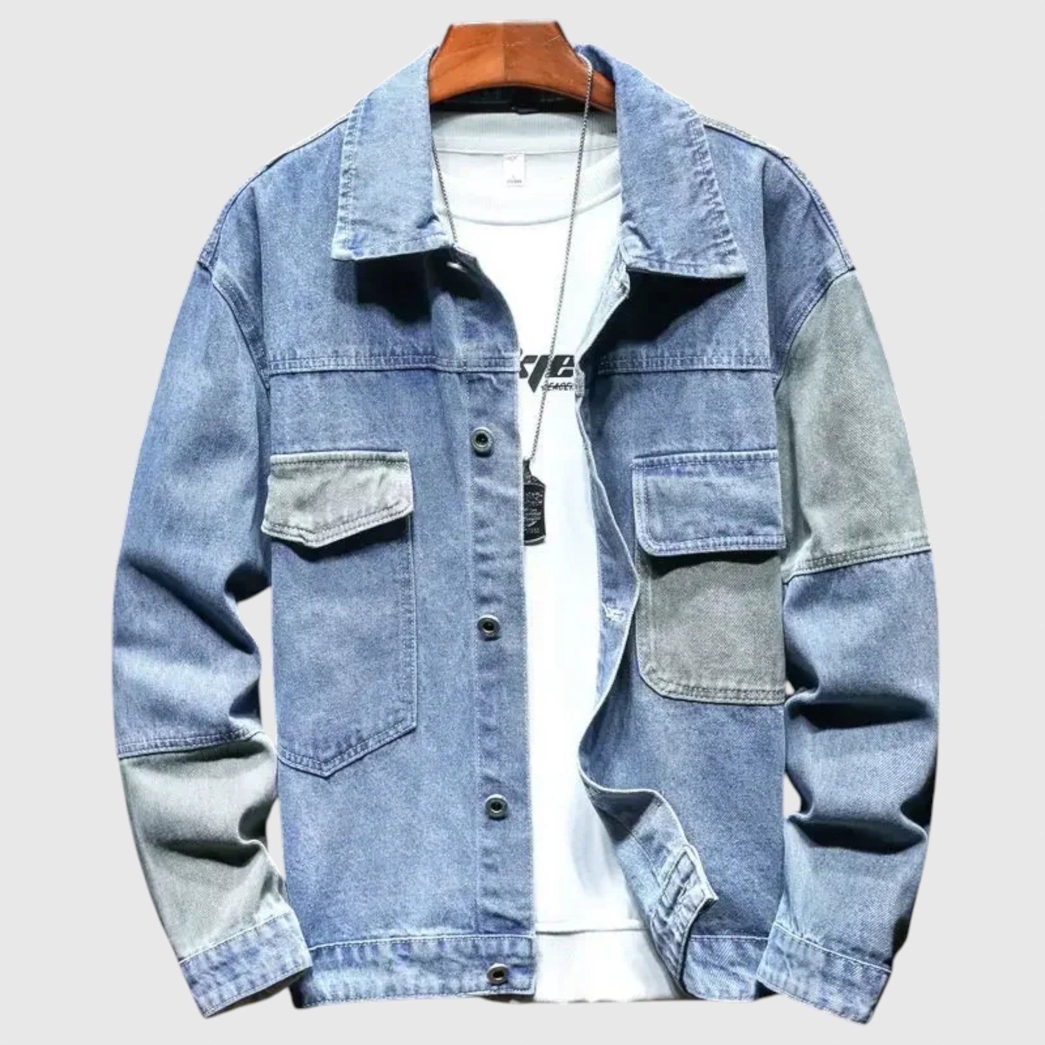 Zsófia | Időtlen férfi farmerdzseki stílusos