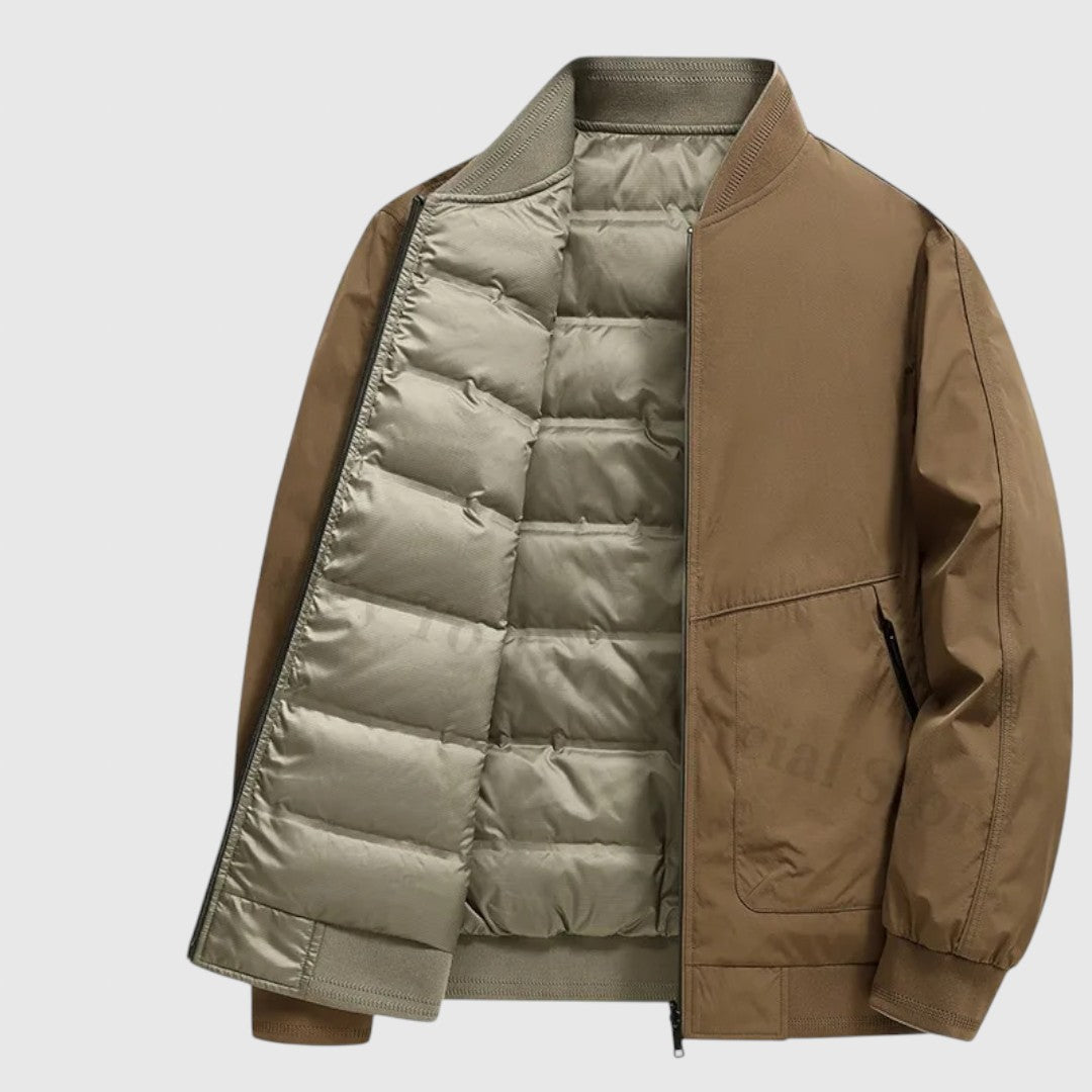 Vencislav | Férfi steppelt dzseki meleg kényelmes