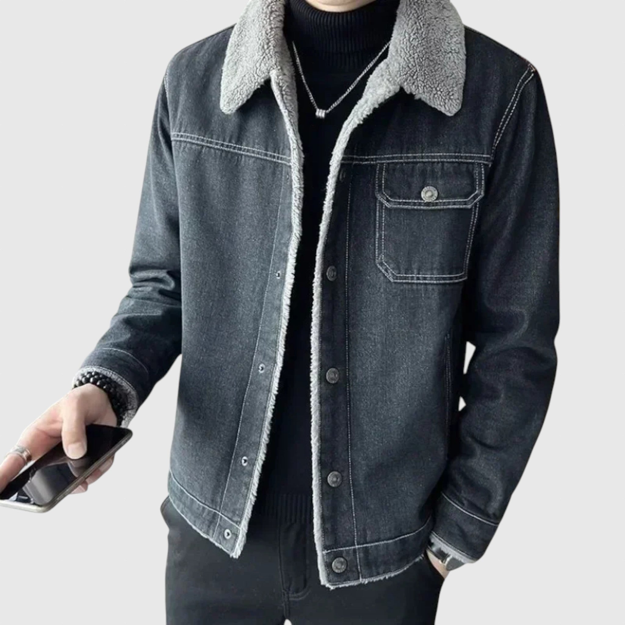 James | Férfi klasszikus farmerdzseki sokoldalú