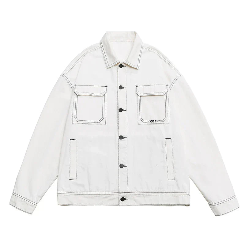 Krisztofer | Férfi farmerdzseki időtlen stílus